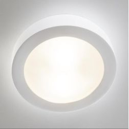 8879 PLAFONIERA D30 CM IN CERAMICA VERNICIABILE CON DIFFUSORE IN VETRO MADE IN ITALY 9010 BELFIORE - Cristalensi Shop Online 2