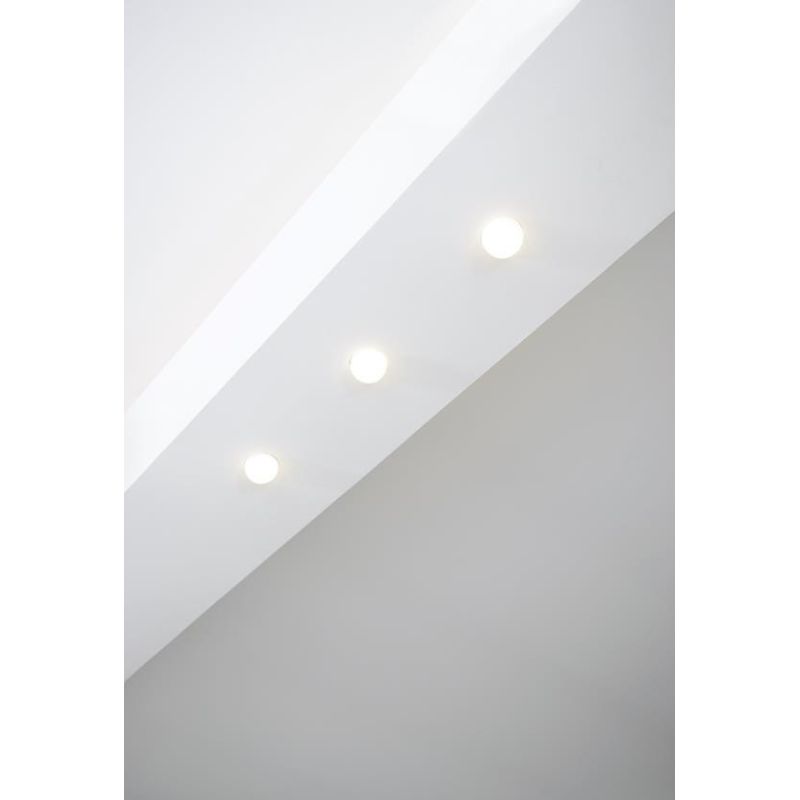 4218 INCASSO A PLAFONE IN CRISTALY VERNICIABILE LAMPADINA E27 MADE IN ITALY 9010 BELFIORE - Cristalensi Shop Online