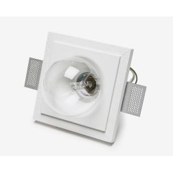 4218A INCASSO A PLAFONE IN CRISTALY VERNICIABILE LAMPADINA E27 MADE IN ITALY 9010 BELFIORE - Cristalensi Shop Online