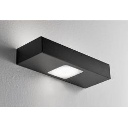 UP DOWN APPLIQUE CM 27 IN METALLO BIANCO, ANTRACITE O SABBIA CON BIEMISSIONE DI LUCE DI ILLUMINANDO Illuminando - Cristalensi Sh