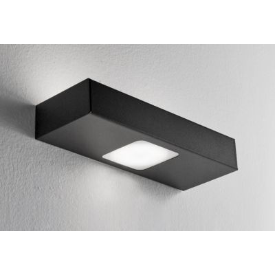 UP DOWN APPLIQUE CM 27 IN METALLO BIANCO, ANTRACITE O SABBIA CON BIEMISSIONE DI LUCE DI ILLUMINANDO Illuminando - Cristalensi Sh