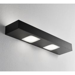 UP DOWN APPLIQUE CM 44 IN METALLO BIANCO, ANTRACITE O SABBIA CON BIEMISSIONE DI LUCE DI ILLUMINANDO Illuminando - Cristalensi Sh 2