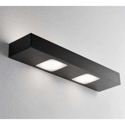 UP DOWN APPLIQUE CM 44 IN METALLO BIANCO, ANTRACITE O SABBIA CON BIEMISSIONE DI LUCE DI ILLUMINANDO Illuminando - Cristalensi Sh