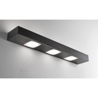 UP DOWN APPLIQUE CM 60 IN METALLO BIANCO, ANTRACITE O SABBIA CON BIEMISSIONE DI LUCE DI ILLUMINANDO Illuminando - Cristalensi Sh