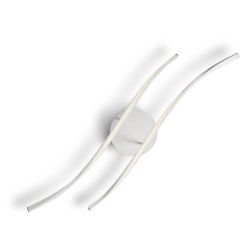 SAMURAI APPLIQUE MODERNA LED 35W LUCE 3000K METALLO BIANCO LUNGHEZZA CM 110 Illuminando - Cristalensi Shop Online 2