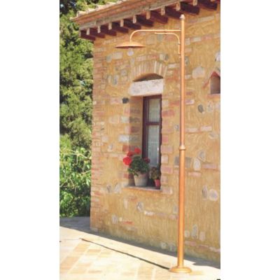 ERA PALO H250 DA ESTERNO IN OTTONE NATURALE O VERNICIATO DI ANTRACITE O CORTEN CRISTALENSI OTTONE - Cristalensi Shop Online