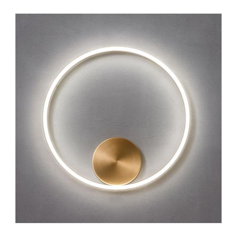 ORBIT PLAFONIERA/APPLIQUE D40 CM LUCE DIRETTA LED 26W DIMMERABILE 3 COLORI Redo Group - Cristalensi Shop Online
