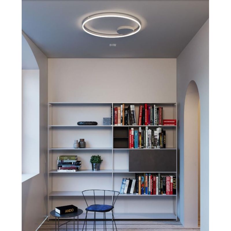 ORBIT PLAFONIERA/APPLIQUE D60 CM LUCE DIRETTA LED 40,5W DIMMERABILE 3 COLORI Redo Group - Cristalensi Shop Online