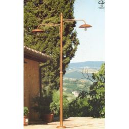 ERA PALO H 250 DA ESTERNO IN OTTONE NATURALE O VERNICIATO DI ANTRACITE O CORTEN CRISTALENSI OTTONE - Cristalensi Shop Online 2