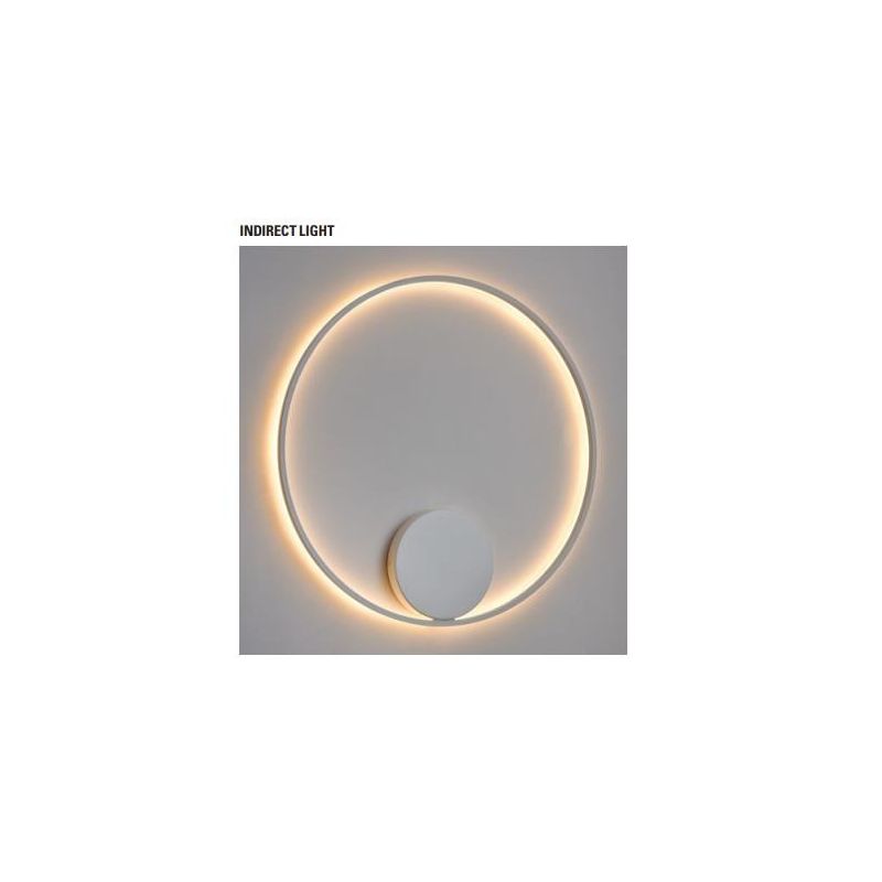 ORBIT PLAFONIERA/APPLIQUE D60 CM LUCE INDIRETTA LED 44W DIMMERABILE 3 COLORI Redo Group - Cristalensi Shop Online