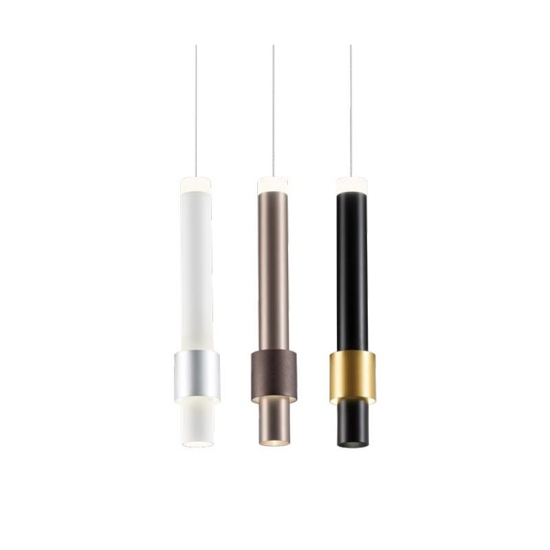 TYCON SOSPENSIONE CILINDRICA 3 COLORI LED 6W LUCE 3000K MODERNA LUCE DIRETTA E INDIRETTA Redo Group - Cristalensi Shop Online