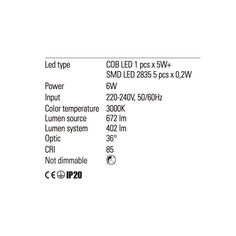 TYCON SOSPENSIONE CILINDRICA 3 COLORI LED 6W LUCE 3000K MODERNA LUCE DIRETTA E INDIRETTA Redo Group - Cristalensi Shop Online