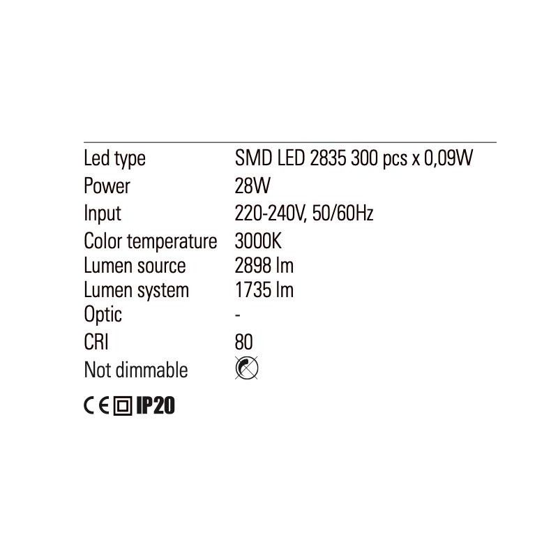 SLICK PIANTANA NERA O ORO CON ATTACCO A SOFFITTO LED 28W LUCE 3000K MODERNA H280 CM Redo Group - Cristalensi Shop Online