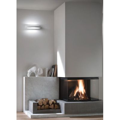 EIGHER APPLIQUE BIANCA MODERNA LED 12W LUCE 3000K LARGHEZZA CM 35 Redo Group - Cristalensi Shop Online