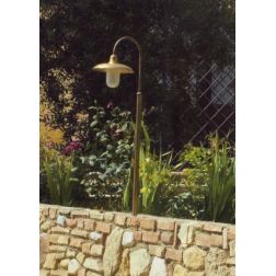 ERA PALO H 135 DA ESTERNO IN OTTONE NATURALE O VERNICIATO DI ANTRACITE O CORTEN CRISTALENSI OTTONE - Cristalensi Shop Online 2