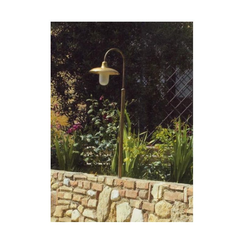 ERA PALO H 135 DA ESTERNO IN OTTONE NATURALE O VERNICIATO DI ANTRACITE O CORTEN CRISTALENSI OTTONE - Cristalensi Shop Online