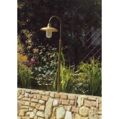 ERA PALO H 135 DA ESTERNO IN OTTONE NATURALE O VERNICIATO DI ANTRACITE O CORTEN CRISTALENSI OTTONE - Cristalensi Shop Online