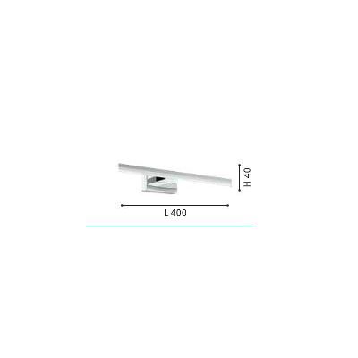 PANDELLA 1 LAMPADA PER SPECCHIO A LED DA 7W DOPPIO ISOLAMENTO IP44 D.40 EGLO - Cristalensi Shop Online
