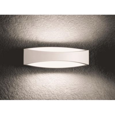 EIGHER APPLIQUE BIANCA MODERNA LED 12W LUCE 3000K LARGHEZZA CM 35 Redo Group - Cristalensi Shop Online