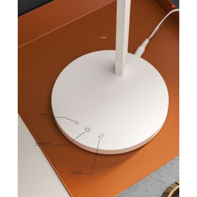 OMEO LAMPADA DA TAVOLO TECNICA BIANCA O NERA ORIENTABILE LED 5,5W TOUCH DIMMER Redo Group - Cristalensi Shop Online