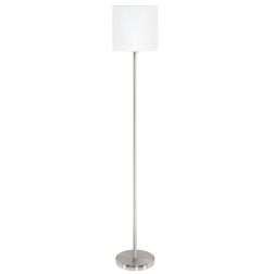 PASTERI LAMPADA TERRA IN TESSUTO COLOR BIANCO H. 158 CM EGLO - Cristalensi Shop Online