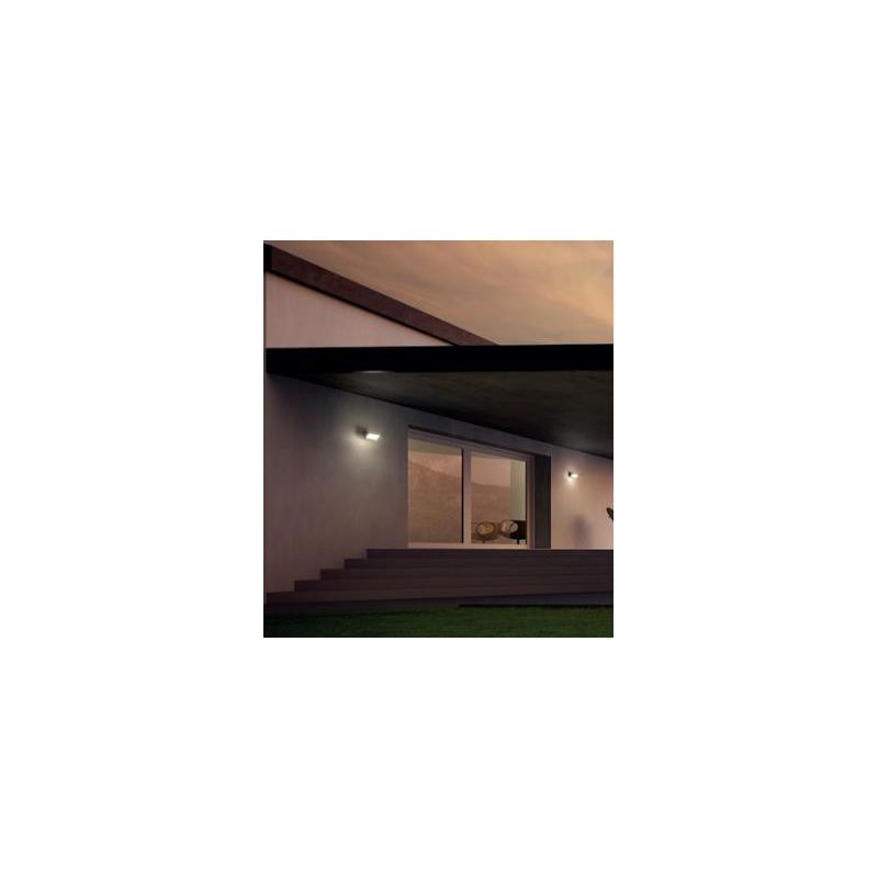TOKYO APPLIQUE DA ESTERNI IP54 LED 12W LUCE 3000K O 4000K ANTRACITE O MARRONE ORIZZONTALE Redo Group - Cristalensi Shop Online