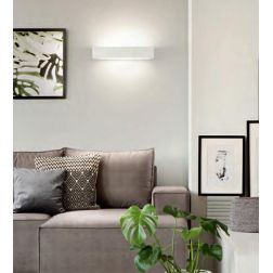 APPLIQUE ISYLUCE EFFETTO GESSO 2XE27 VERNICIABILE RETTANGOLARE MODERNO ISYLUCE - Cristalensi Shop Online 2