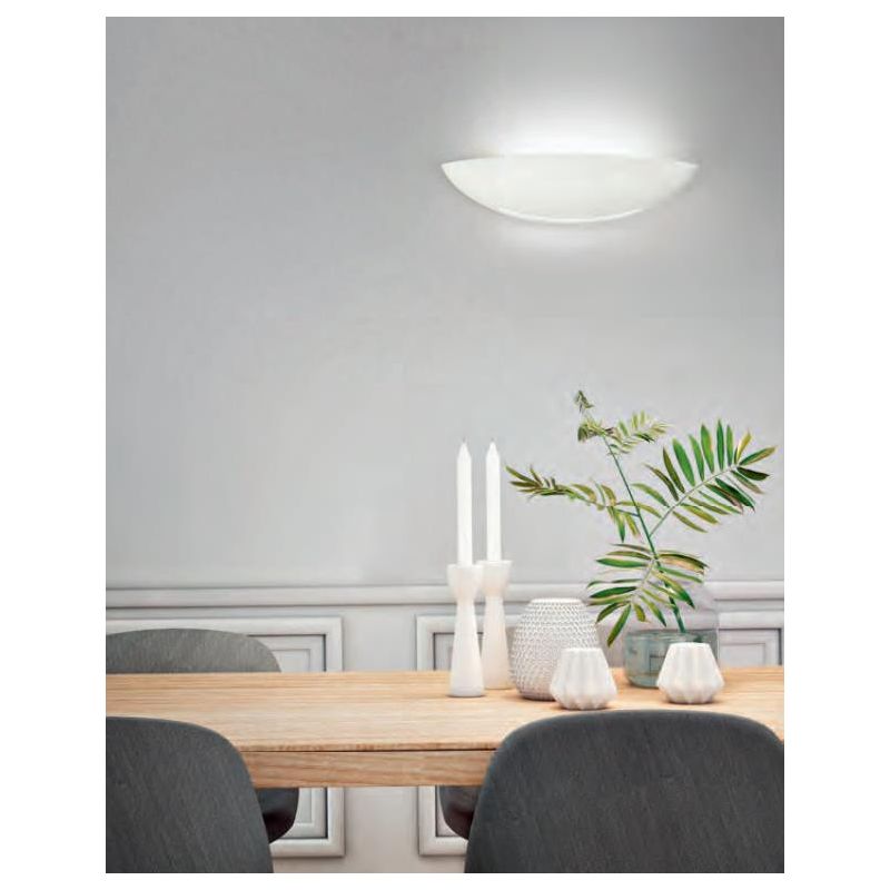 601 APPLIQUE IN CERAMICA EFFETTO GESSO VERNICIABILI DIAMETRO 36 ISYLUCE - Cristalensi Shop Online