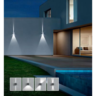 CUBO LED 16W PER ESTERNO IP54 DISPONIBILE IN 4 COLORI CON FLUSSO REGOLABILE ISYLUCE ECONOMICO ISYLUCE - Cristalensi Shop Online