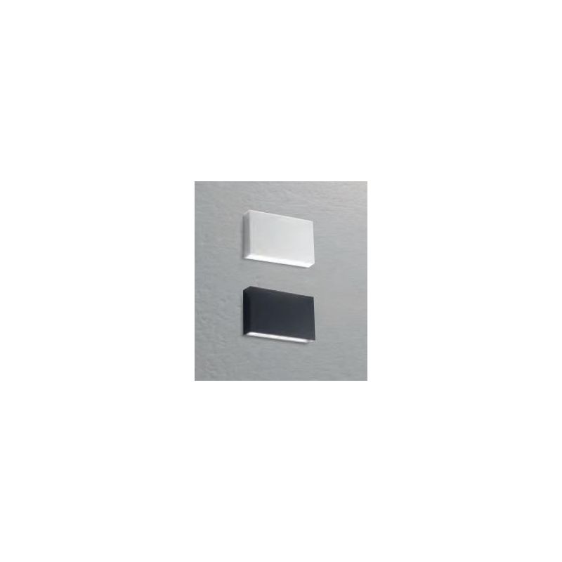 305 APPLIQUE DA ESTERNO ANTI SALSEDINE IP65 BIEMISSIONE LED 12W 3000K O 4000K BIANCO E ANTRACITE ISYLUCE - Cristalensi Shop Onli