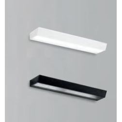 EDGE APPLIQUE LED 50W LUCE CALDA O FREDDA 4000 LUMEN BIANCO O NERO MODERNO ISYLUCE - Cristalensi Shop Online
