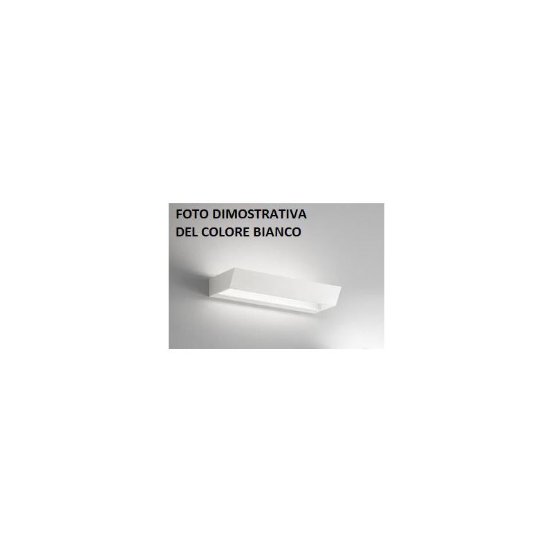 EDGE APPLIQUE LED 50W LUCE CALDA O FREDDA 4000 LUMEN BIANCO O NERO MODERNO ISYLUCE - Cristalensi Shop Online