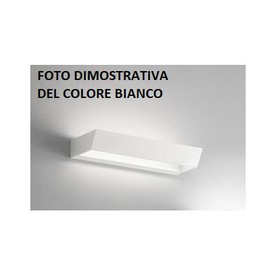 EDGE APPLIQUE LED 50W LUCE CALDA O FREDDA 4000 LUMEN BIANCO O NERO MODERNO ISYLUCE - Cristalensi Shop Online