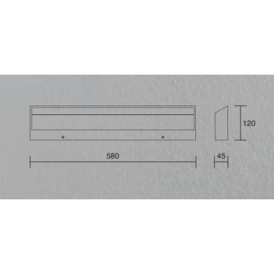 EDGE APPLIQUE LED 50W LUCE CALDA O FREDDA 4000 LUMEN BIANCO O NERO MODERNO ISYLUCE - Cristalensi Shop Online