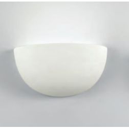 605 APPLIQUE A VASCHETTA IN CERAMICA EFFETTO GESSO VERNICIABILE DIAMETRO 28 ISYLUCE - Cristalensi Shop Online 2