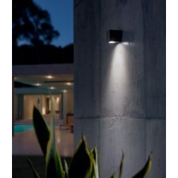 APPLIQUE CUBO DA ESTERNO ANTI SALSEDINE IP54 BIANCO E ANTRACITE ATTACCO GU10 ISYLUCE - Cristalensi Shop Online 2