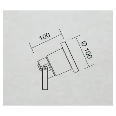 FARETTO DA ESTERNO ORIENTABILE IP65 ANTI SALSEDINE BIANCO E ANTRACITE ATTACCO GU10 ISYLUCE - Cristalensi Shop Online