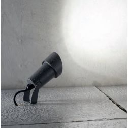 316-317 FARETTO DA ESTERNO ORIENTABILE IP65 ANTI SALSEDINE BIANCO E ANTRACITE ATTACCO GU10 ISYLUCE - Cristalensi Shop Online 2