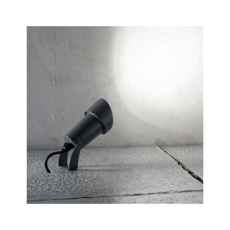 316-317 FARETTO DA ESTERNO ORIENTABILE IP65 ANTI SALSEDINE BIANCO E ANTRACITE ATTACCO GU10 ISYLUCE - Cristalensi Shop Online