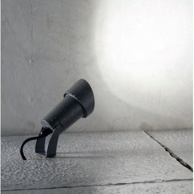 316-317 FARETTO DA ESTERNO ORIENTABILE IP65 ANTI SALSEDINE BIANCO E ANTRACITE ATTACCO GU10 ISYLUCE - Cristalensi Shop Online