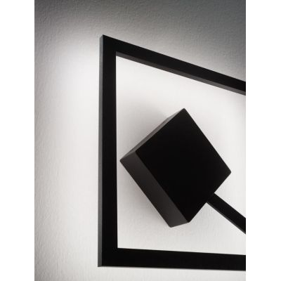 QUATTRO PLAFONIERA APPLIQUE PICCOLO LED 19W 3000K QUADRATO LATO 20 AFFRALUX - Cristalensi Shop Online