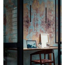 2025 L SOSPENSIONE GRANDE A CILINDRO DI COLORE NERO O BIANCO CON LED INTEGRATO DA 3W AFFRALUX - Cristalensi Shop Online 2