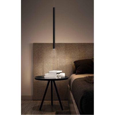 2026 SOSPENSIONE PICCOLA DI COLORE NERO CON LED INTEGRATO DA 3W AFFRALUX - Cristalensi Shop Online