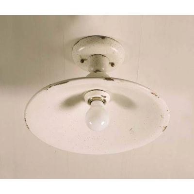 PLAFONIERA D32 IN TERRACOTTA DECORATA A MANO PRODOTTA IN ITALIA DALLA IMAS IMAS - Cristalensi Shop Online