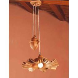 SALISCENDI RUSTICO IN TERRACOTTA DECORATO A MANO MADE IN ITALY DELLA IMAS IMAS - Cristalensi Shop Online