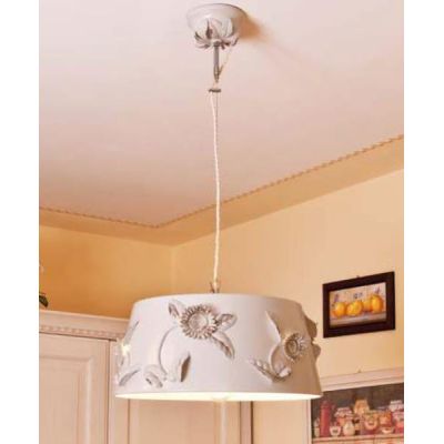 SOSPENSIONE CLASSICA IN CERAMICA CON DECORI IN RILIEVO MADE IN ITALY DELLA IMAS IMAS - Cristalensi Shop Online