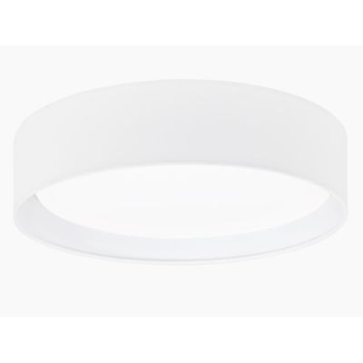 PASTERI PLAFONIERA IN TESSUTO COLORE BIANCO DIAMETRO 32CM CON LED INTEGRATO EGLO - Cristalensi Shop Online