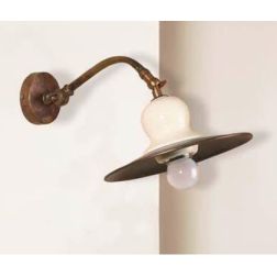 APPLIQUE IN OTTONE INVECCHIATO E TERRACOTTA STILE RUSTICO MADE IN ITALY DELLA IMAS IMAS - Cristalensi Shop Online