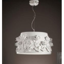 SOSPENSIONE CLASSICA IN CERAMICA CON DECORI A RILIEVO PRODOTTO IN ITALIA DALLA IMAS IMAS - Cristalensi Shop Online