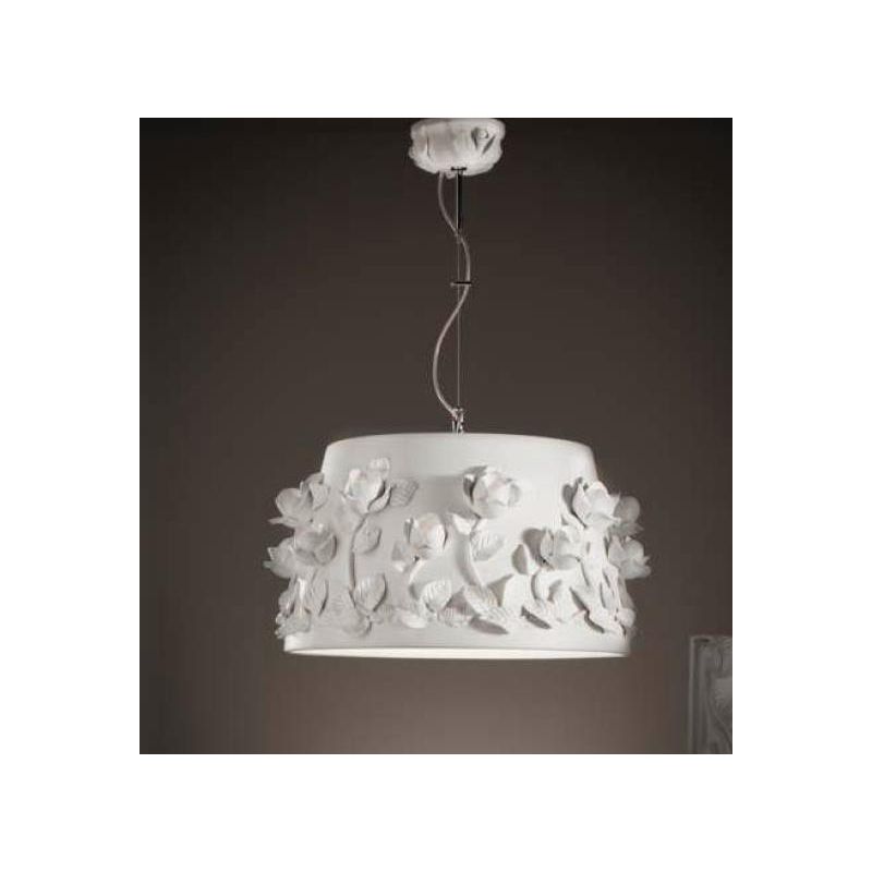 SOSPENSIONE CLASSICA IN CERAMICA CON DECORI A RILIEVO PRODOTTO IN ITALIA DALLA IMAS IMAS - Cristalensi Shop Online
